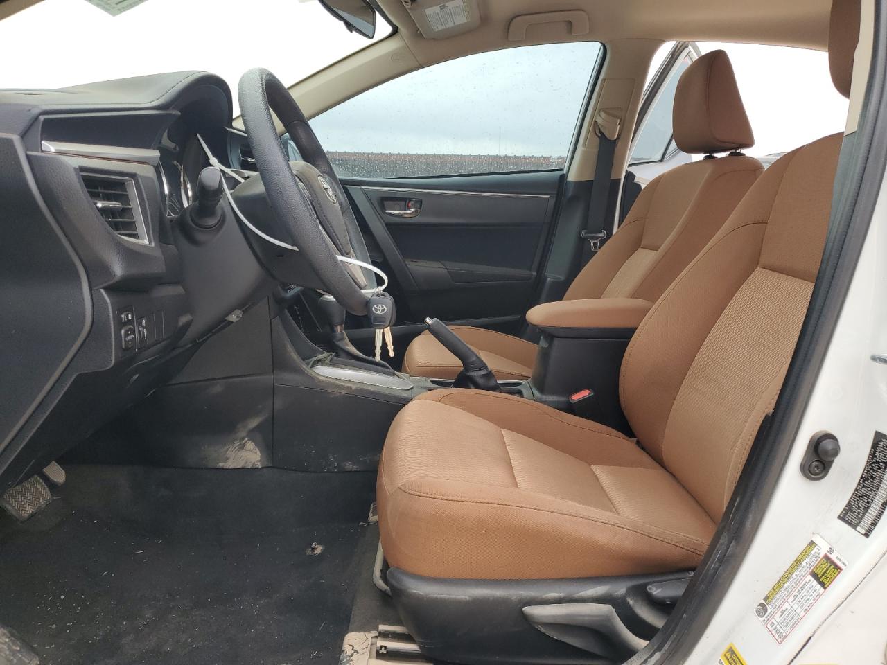 2015 Toyota Corolla VIN 5YFBURHE1FP349653 Copart auction photo, water/flood damage thumbnail 7