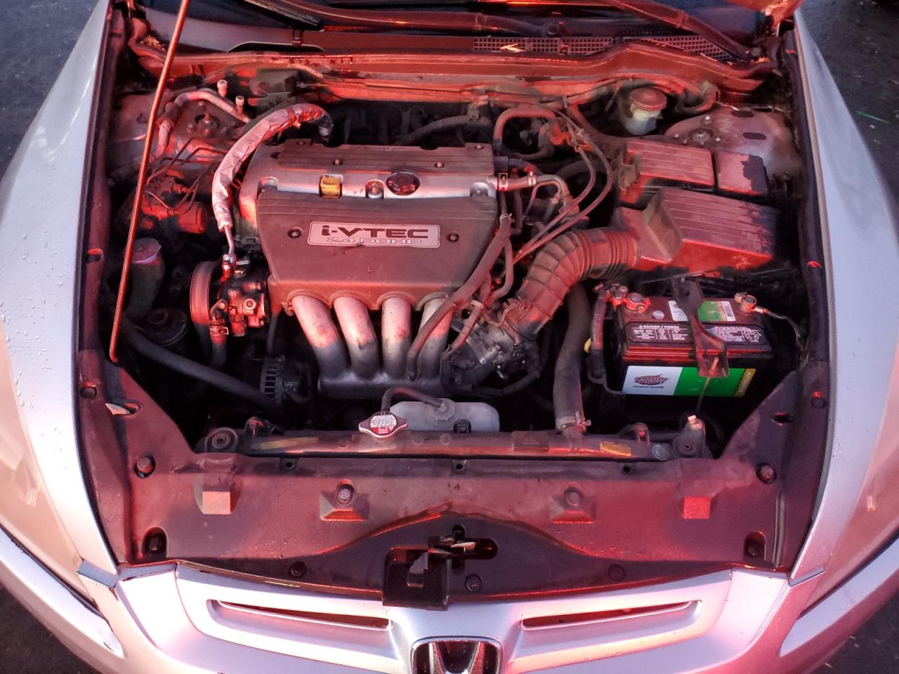2003 Honda Accord VIN JHMCM56693C086789 Copart auction photo, side / rear end damage thumbnail 11