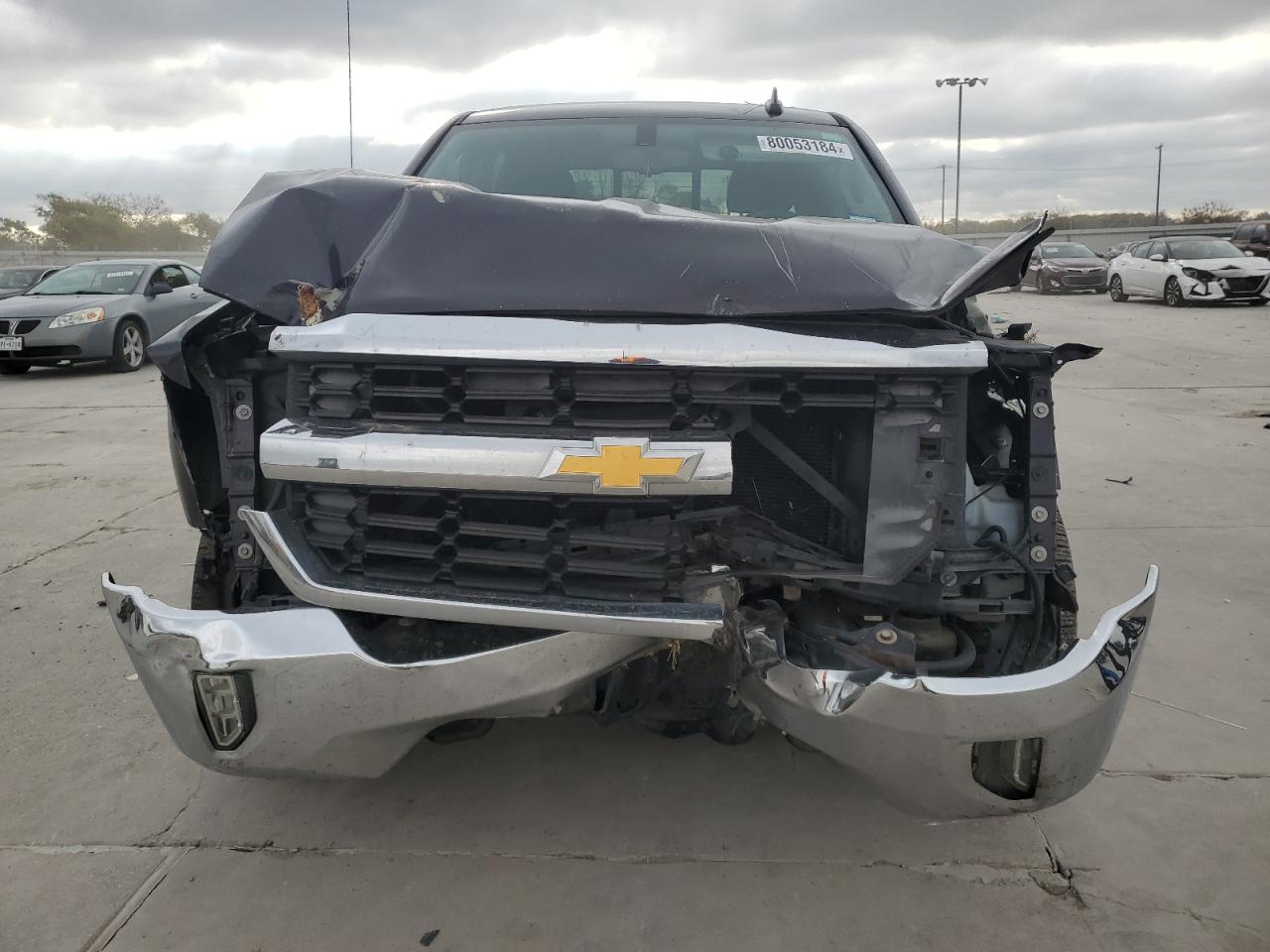 2016 Chevrolet Silverado VIN 3GCPCREC3GG315667 Copart auction photo, front end / side damage thumbnail 5