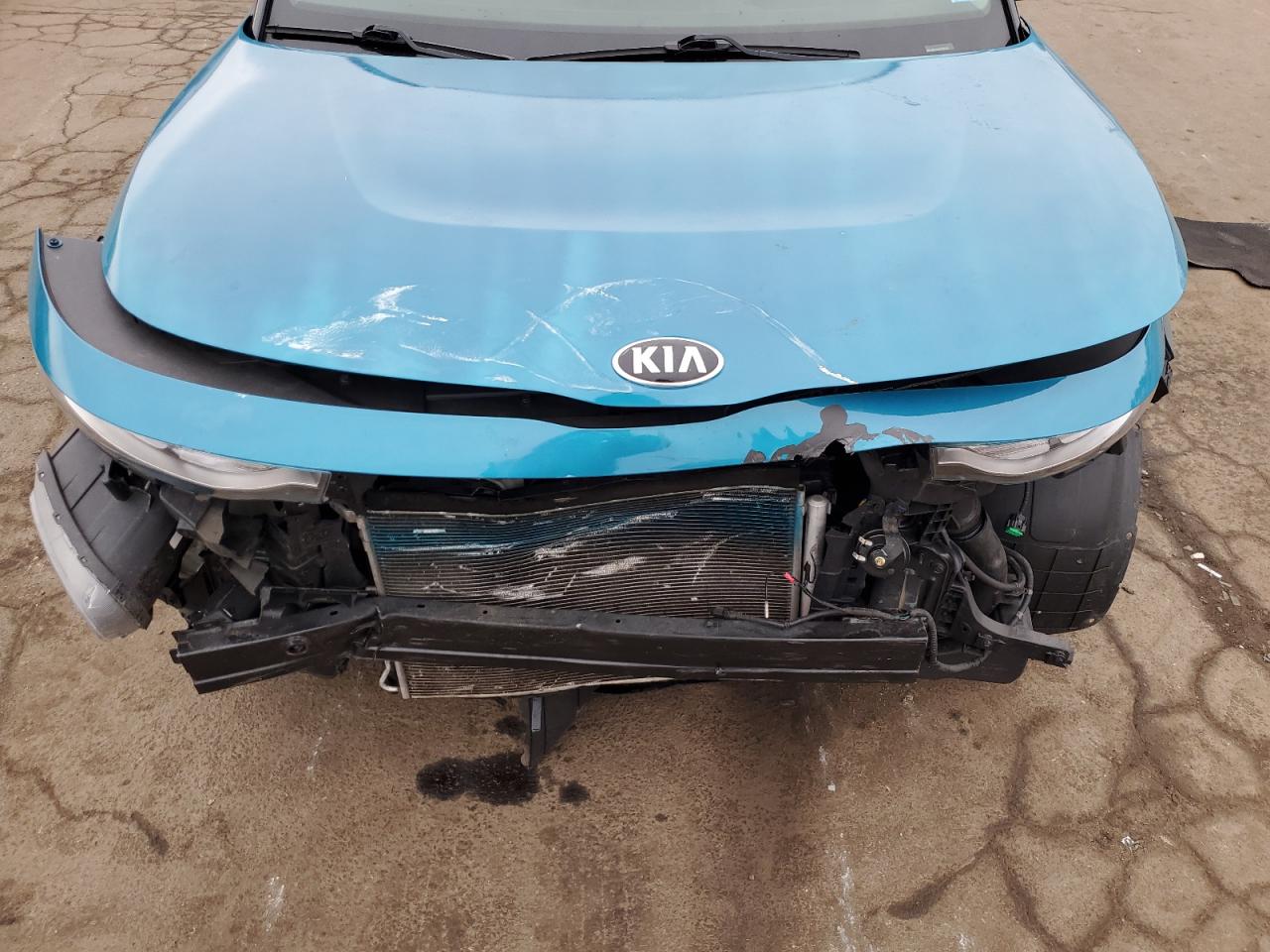 2020 KIA Soul VIN KNDJ23AU4L7091335 Copart auction photo, front end damage thumbnail 12