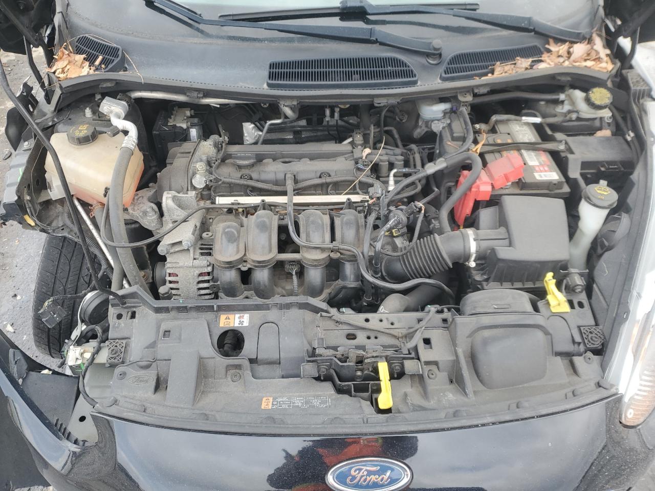 2016 Ford Fiesta VIN 3FADP4TJ1GM199713 Copart auction photo, front end / side damage thumbnail 11