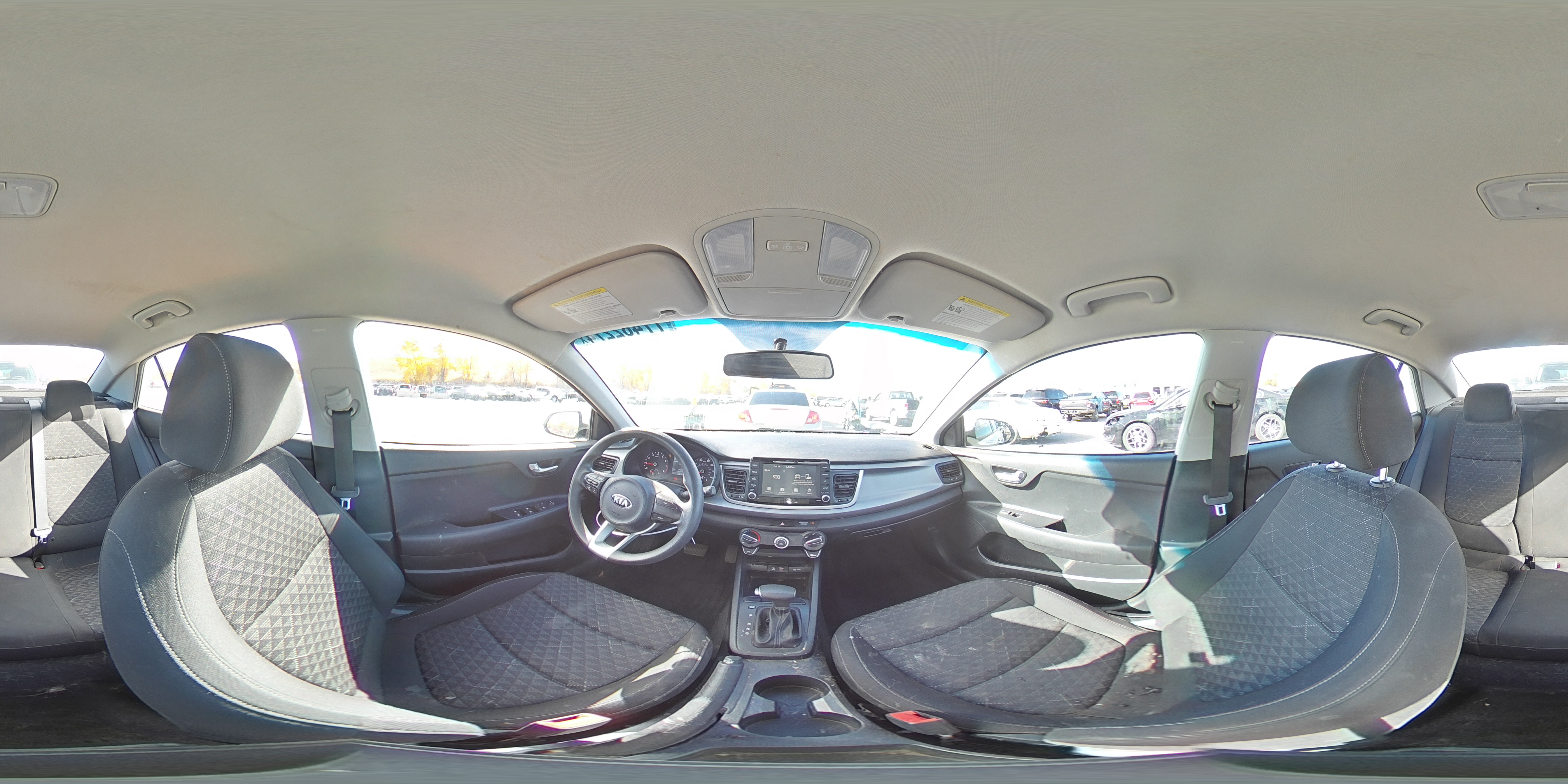 2020 KIA Rio VIN 3KPA24AD7LE335985 Copart auction photo, front end / side damage thumbnail 14