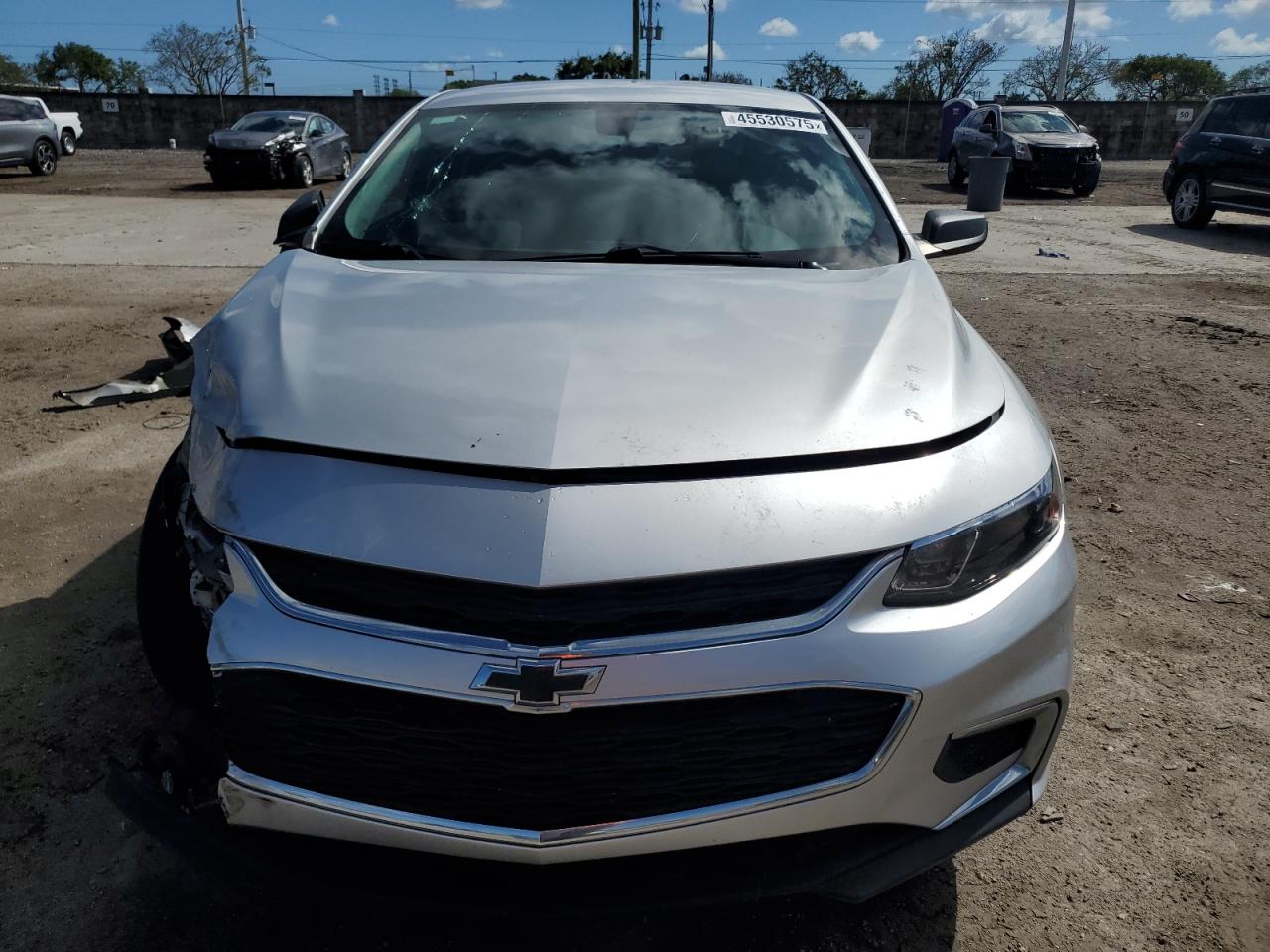 2018 Chevrolet Malibu VIN 1G1ZB5ST7JF291903 Copart auction photo, front end damage thumbnail 5