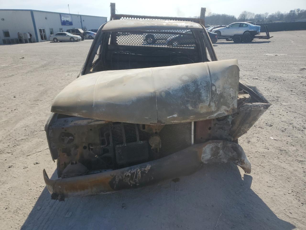 1995 Chevrolet GMT-400 VIN 1GBGC24K1SE116332 Copart auction photo, burn damage thumbnail 5