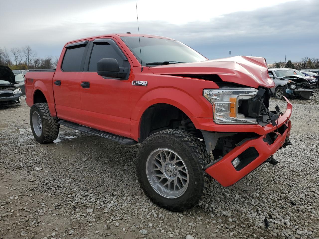 2019 Ford F-150 VIN 1FTEW1E5XKFC05730 Copart auction photo, front end damage thumbnail 4