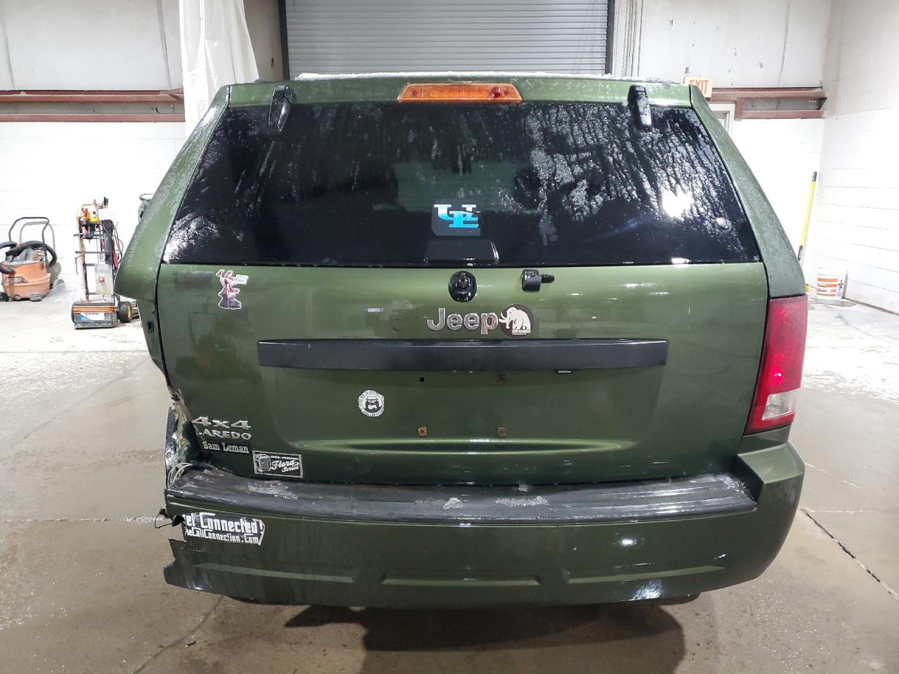 2008 Jeep Grand Cherokee VIN 1J8GR48K18C222289 Copart auction photo, rear end / front end damage thumbnail 6