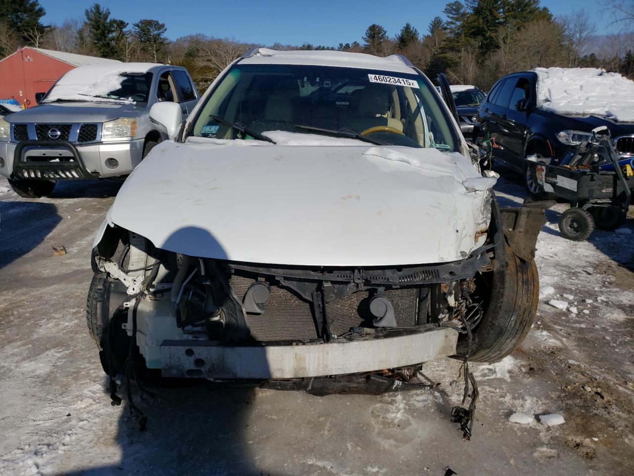 2012 Lexus RX VIN 2T2BK1BA1CC134245 Copart auction photo, front end / side damage thumbnail 5