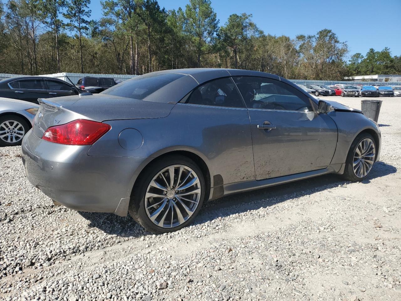 2011 Infiniti G VIN JN1CV6FE9BM951624 Copart auction photo, front end damage thumbnail 3
