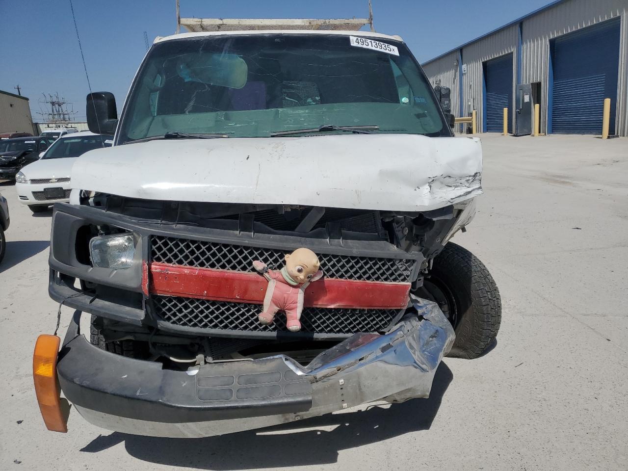 2009 Chevrolet Express VIN 1GCGG25C291136260 Copart auction photo, front end damage thumbnail 5