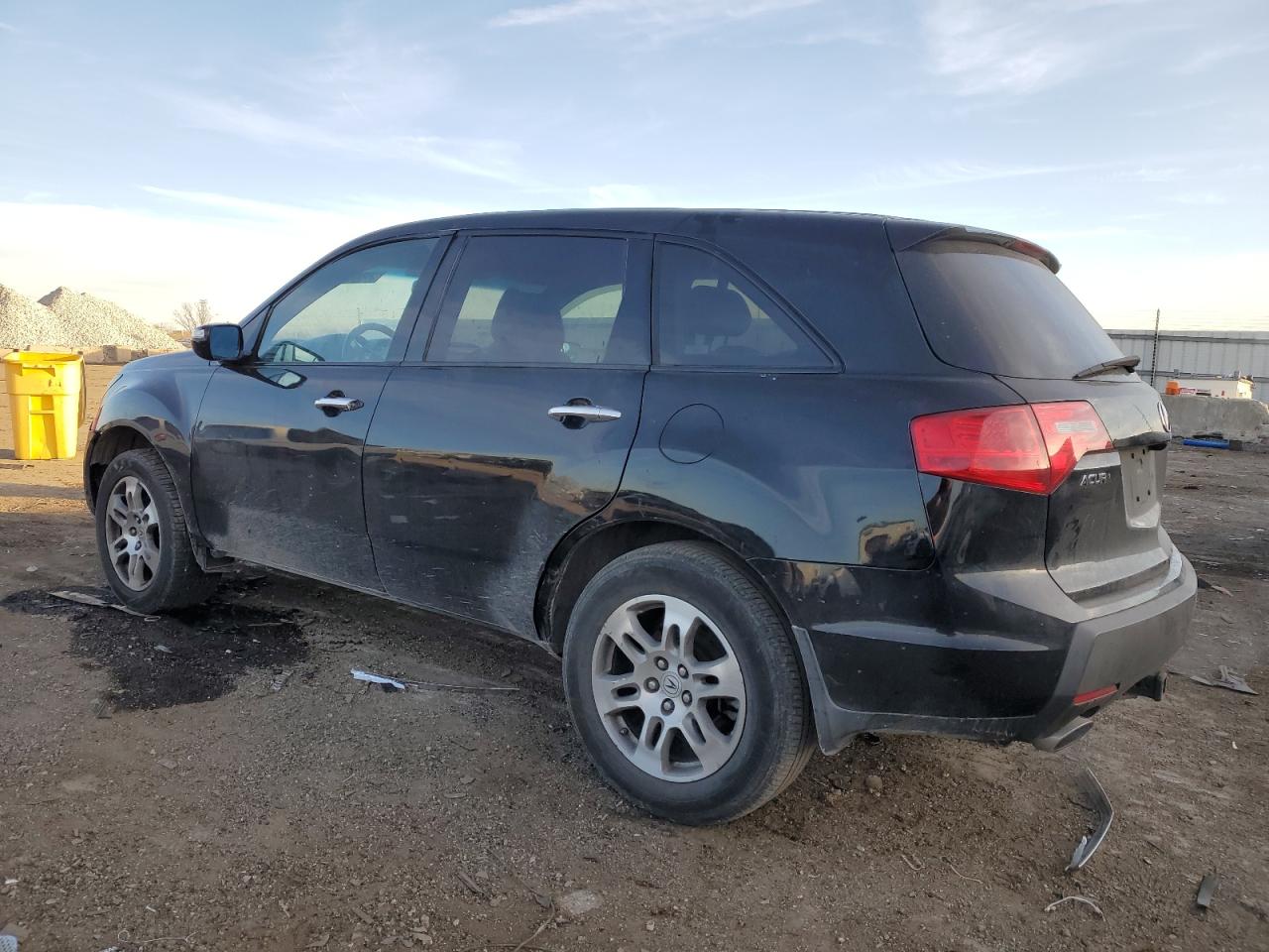 2008 Acura MDX VIN 2HNYD28398H521432 Copart auction photo, front end / side damage thumbnail 2