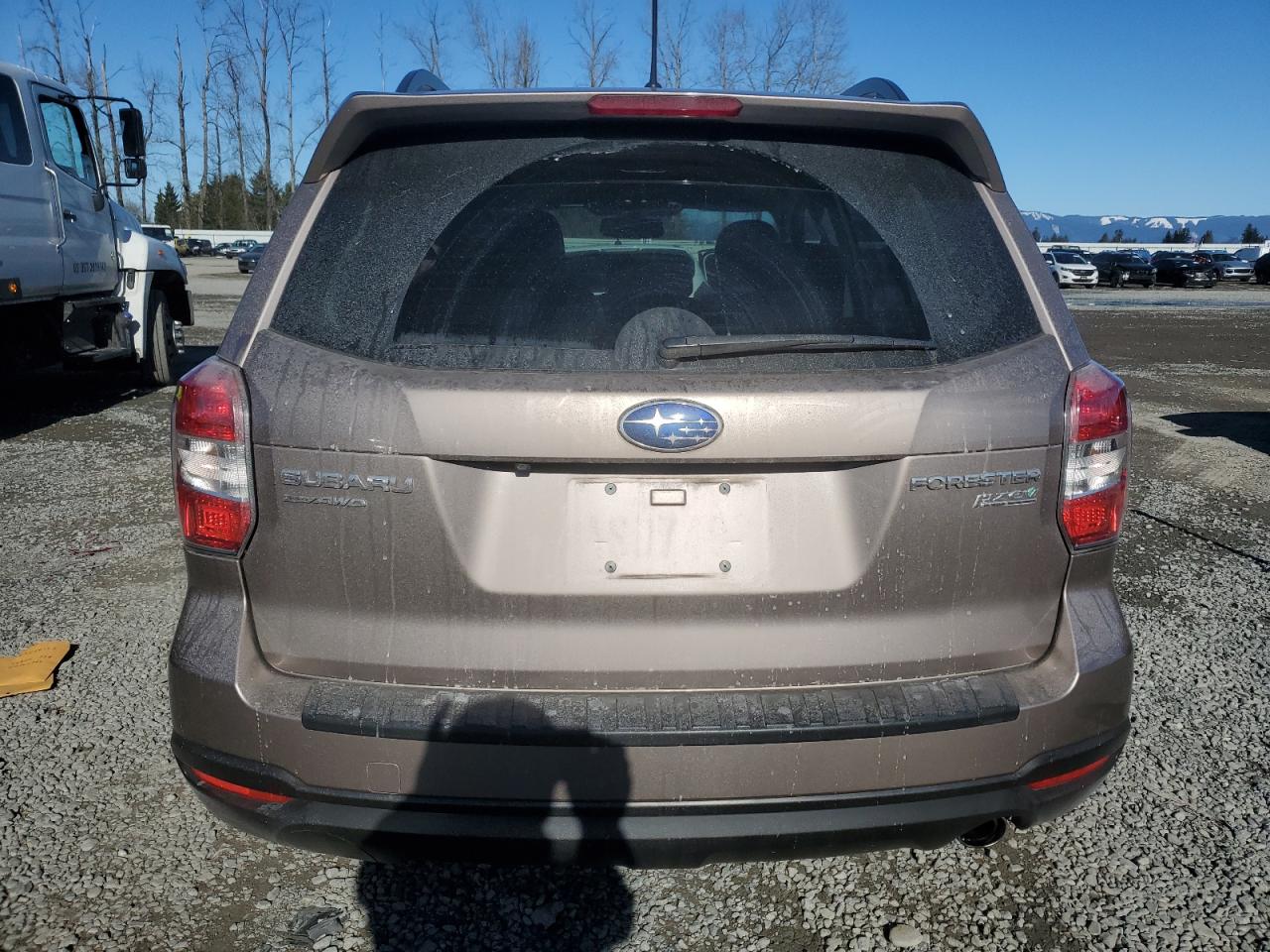 2015 Subaru Forester VIN JF2SJAHC4FH518277 Copart auction photo, front end / side damage thumbnail 6