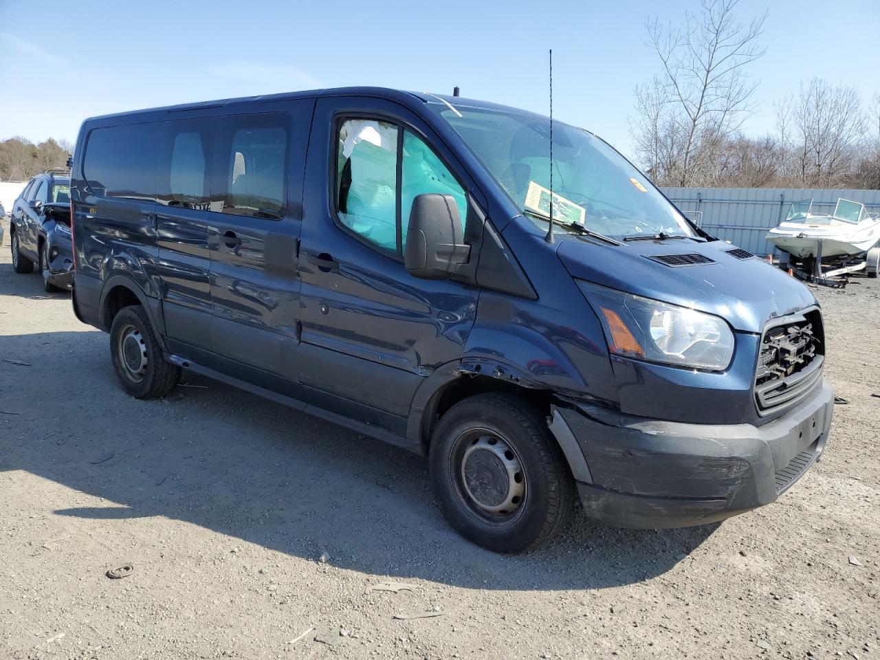 2016 Ford Transit VIN 1FTYR1ZM4GKB01559 Copart auction photo, rollover damage thumbnail 4