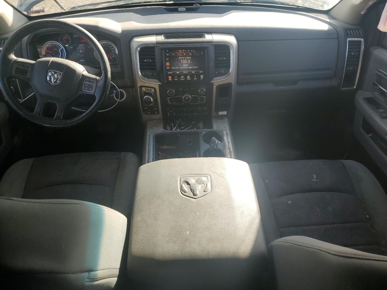 2014 RAM 1500 VIN 1C6RR7LT1ES291333 Copart auction photo, vandalism damage thumbnail 8