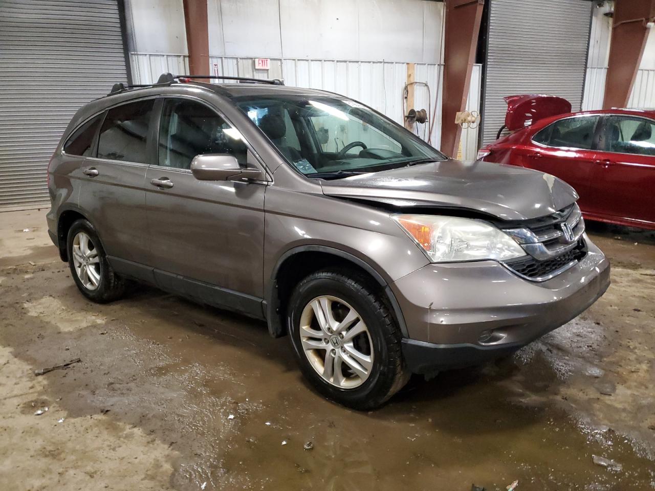 2010 Honda CR-V VIN 5J6RE4H75AL056317 Copart auction photo, front end / side damage thumbnail 4