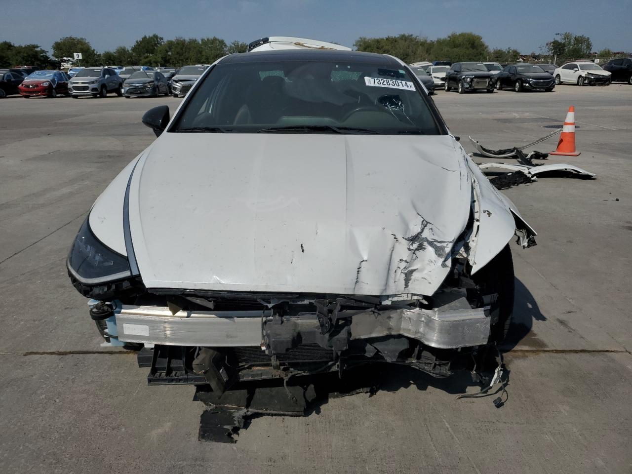 2020 Hyundai Sonata VIN 5NPEJ4J24LH029440 Copart auction photo, all over damage thumbnail 5
