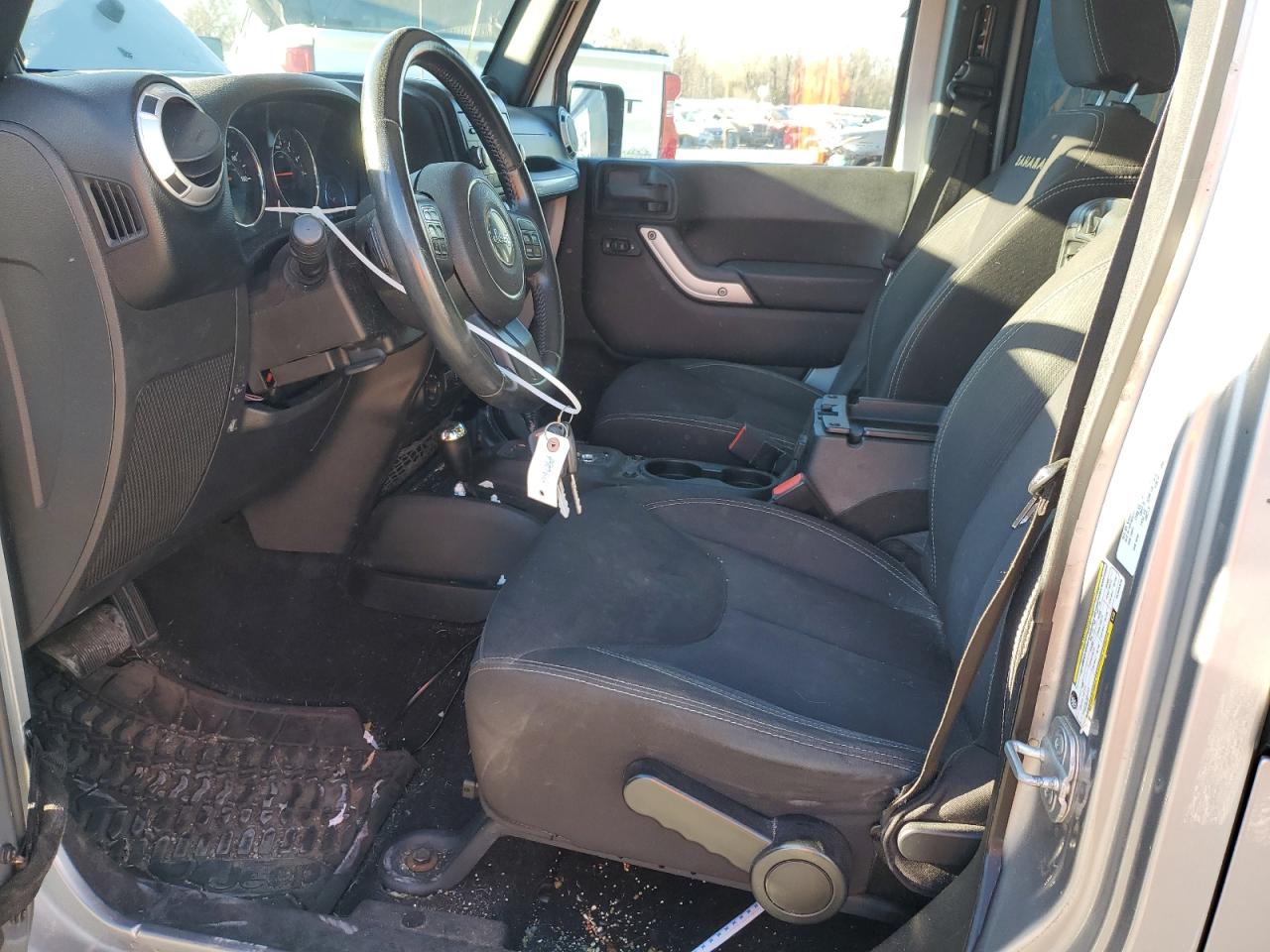 2013 Jeep Wrangler VIN 1C4BJWEG6DL655816 Copart auction photo, front end damage thumbnail 7