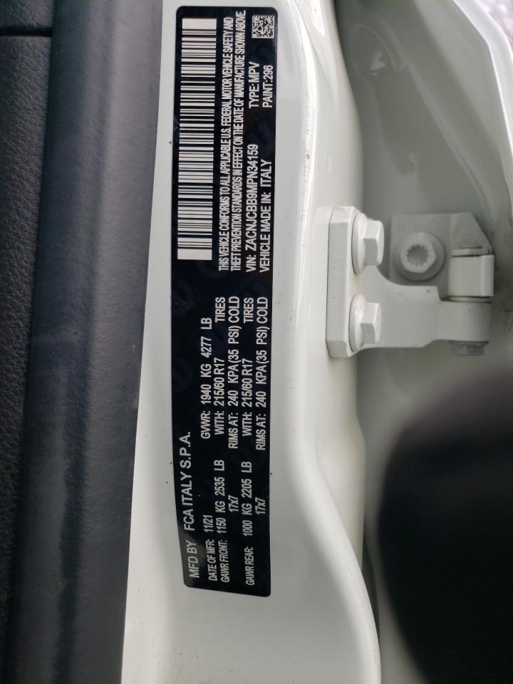 2021 Jeep Renegade VIN ZACNJCBB9MPN34159 Copart auction photo, rear end damage thumbnail 14