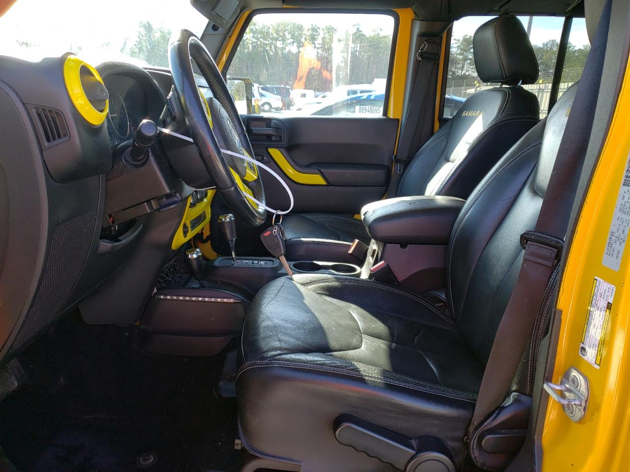 2015 Jeep Wrangler VIN 1C4HJWEG1FL721671 Copart auction photo, front end damage thumbnail 7