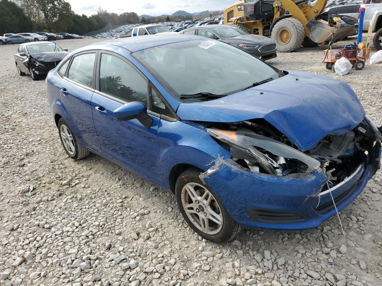 2019 Ford Fiesta VIN 3FADP4BJXKM145563 Copart auction photo, all over / front end damage thumbnail 4