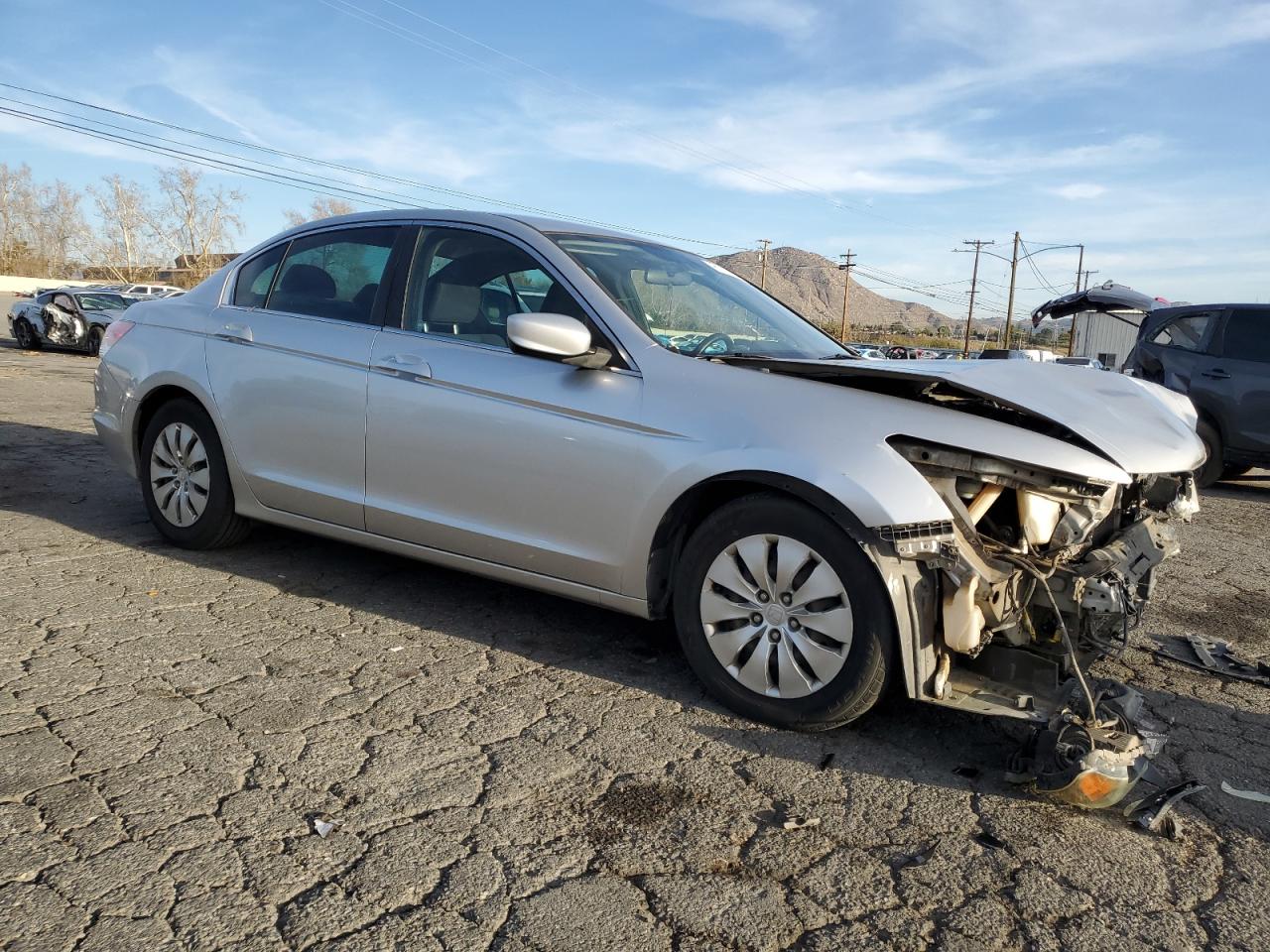 2011 Honda Accord VIN 1HGCP2F31BA129028 Copart auction photo, front end / side damage thumbnail 4