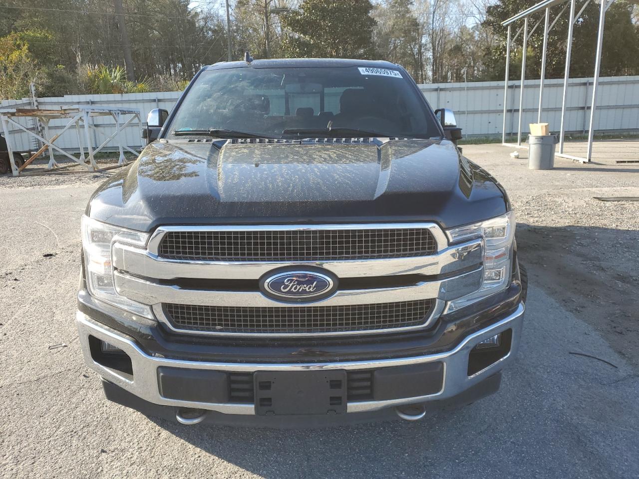 2018 Ford F-150 VIN 1FTEW1E51JFD10316 Copart auction photo, front end / side damage thumbnail 5