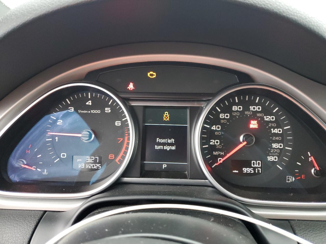 2015 Audi Q7 VIN WA1DGAFE3FD017117 Copart auction photo, front end damage thumbnail 9