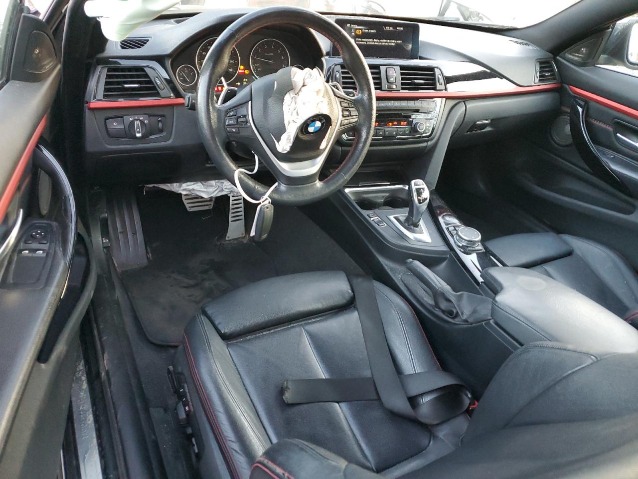 2015 BMW 4er VIN WBA3R5C59FK372311 Copart auction photo, front end damage thumbnail 8