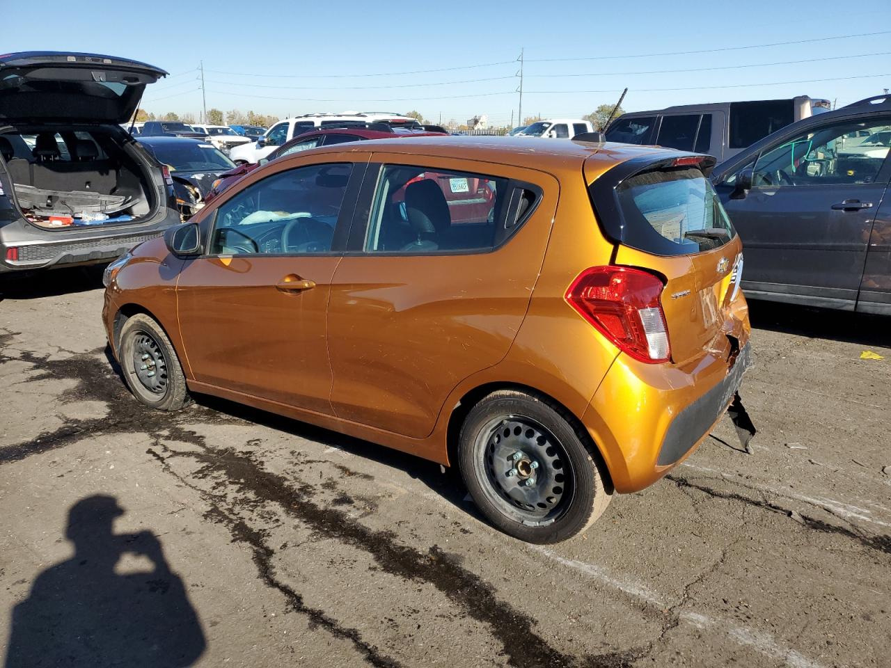 2020 Chevrolet Spark VIN KL8CB6SAXLC444398 Copart auction photo, all over damage thumbnail 2