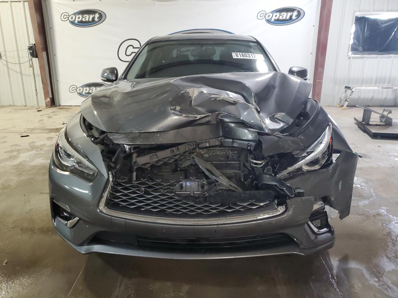 2021 Infiniti Q50 VIN JN1EV7BP6MM703355 Copart auction photo, front end / minor dent/scratches damage thumbnail 5
