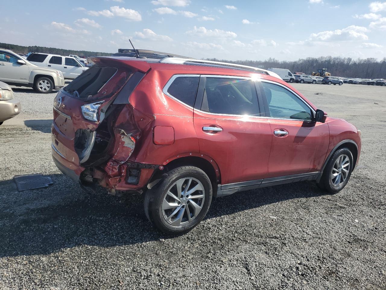 2015 Nissan Rogue VIN 5N1AT2MT1FC833384 Copart auction photo, rear end damage thumbnail 3