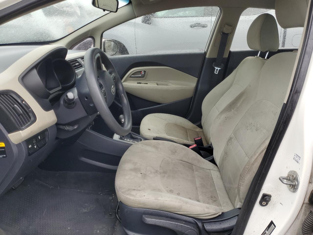 2013 KIA Rio VIN KNADM4A37D6204221 Copart auction photo, front end damage thumbnail 7