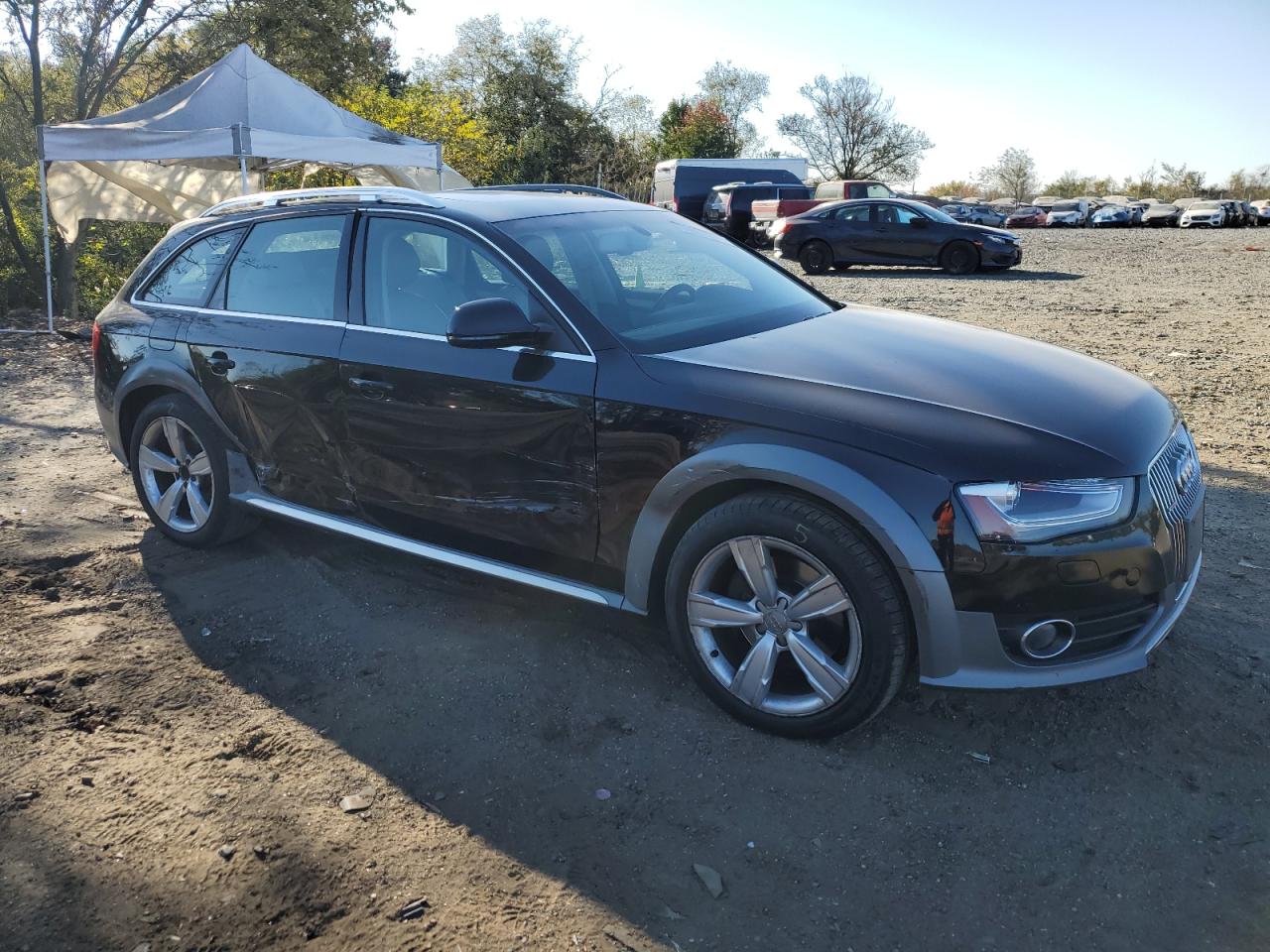 2013 Audi A4 VIN WA1UFAFL2DA169812 Copart auction photo, side damage thumbnail 4