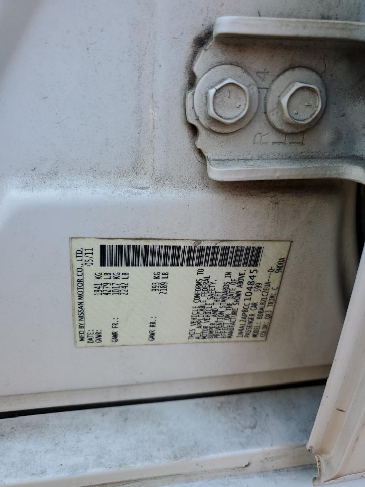 2012 Nissan Altima VIN 1N4AL2AP8CC104845 Copart auction photo, all over / undercarriage damage thumbnail 14