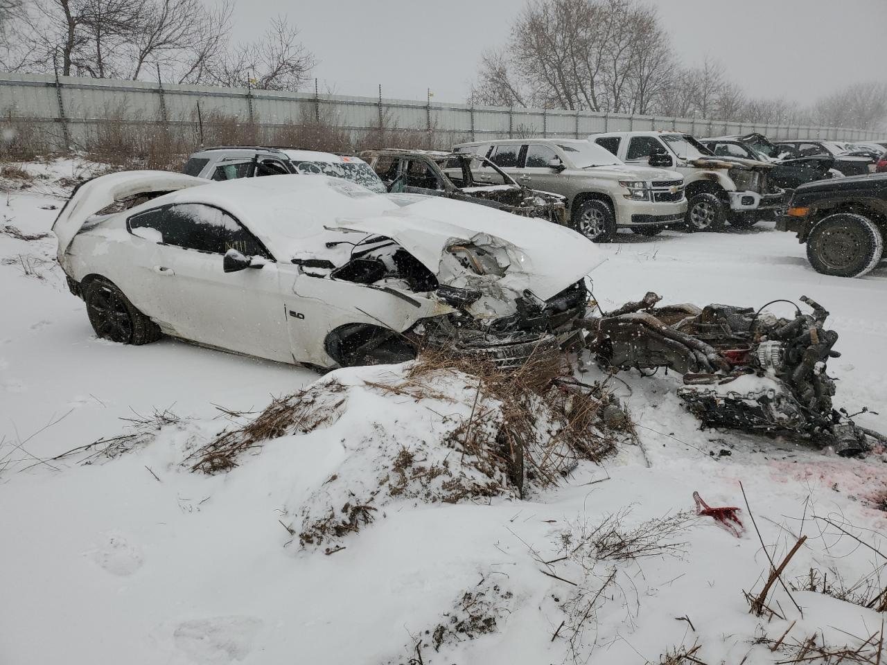 2016 Ford Mustang VIN 1FA6P8CF5G5262037 Copart auction photo, front end / rear end damage thumbnail 4