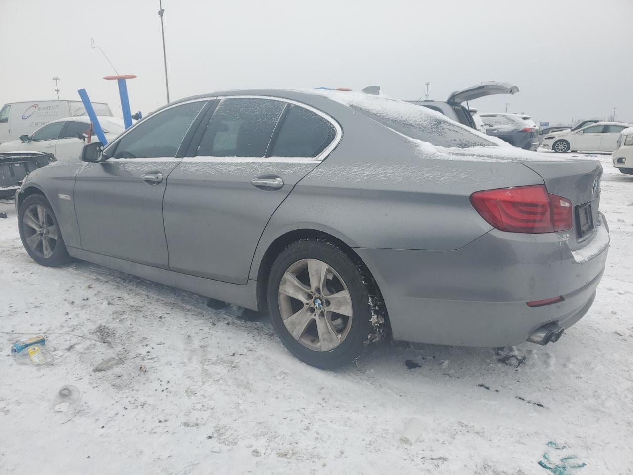 2013 BMW 5er VIN WBAXG5C5XDDY36571 Copart auction photo, undercarriage / front end damage thumbnail 2