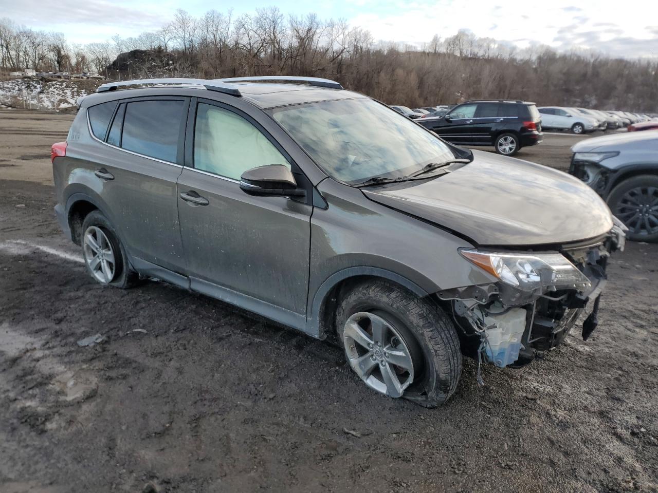 2015 Toyota RAV 4 VIN JTMRFREV6FD169469 Copart auction photo, all over damage thumbnail 4