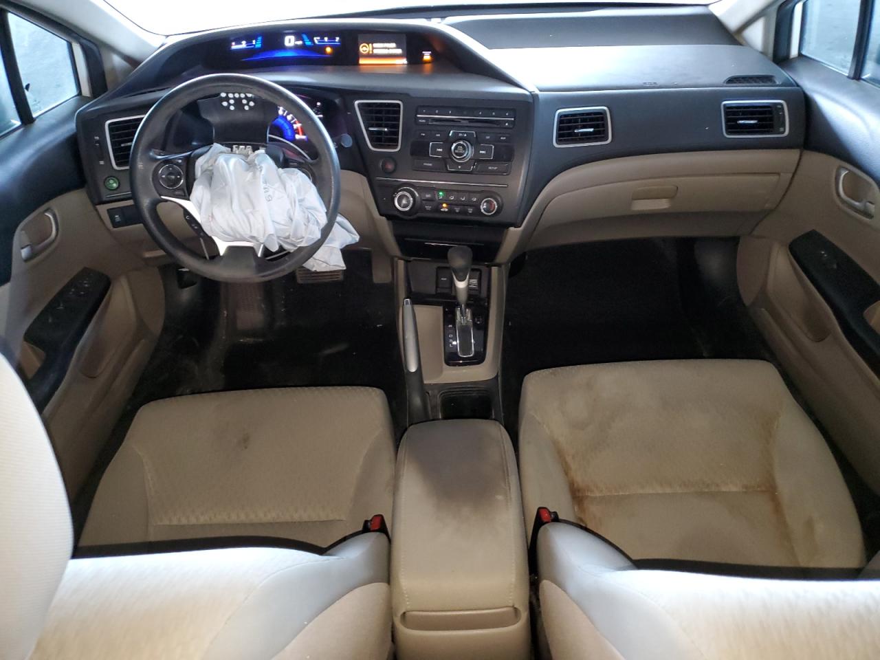 2015 Honda Civic VIN 19XFB2F54FE270948 Copart auction photo, front end / side damage thumbnail 8