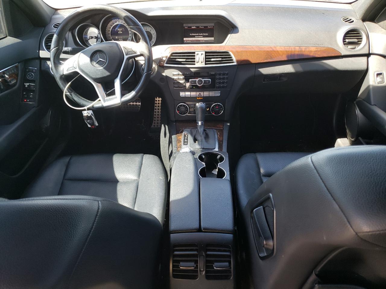 2014 Mercedes-Benz C-klasse VIN WDDGF4HB3ER315376 Copart auction photo, front end damage thumbnail 8
