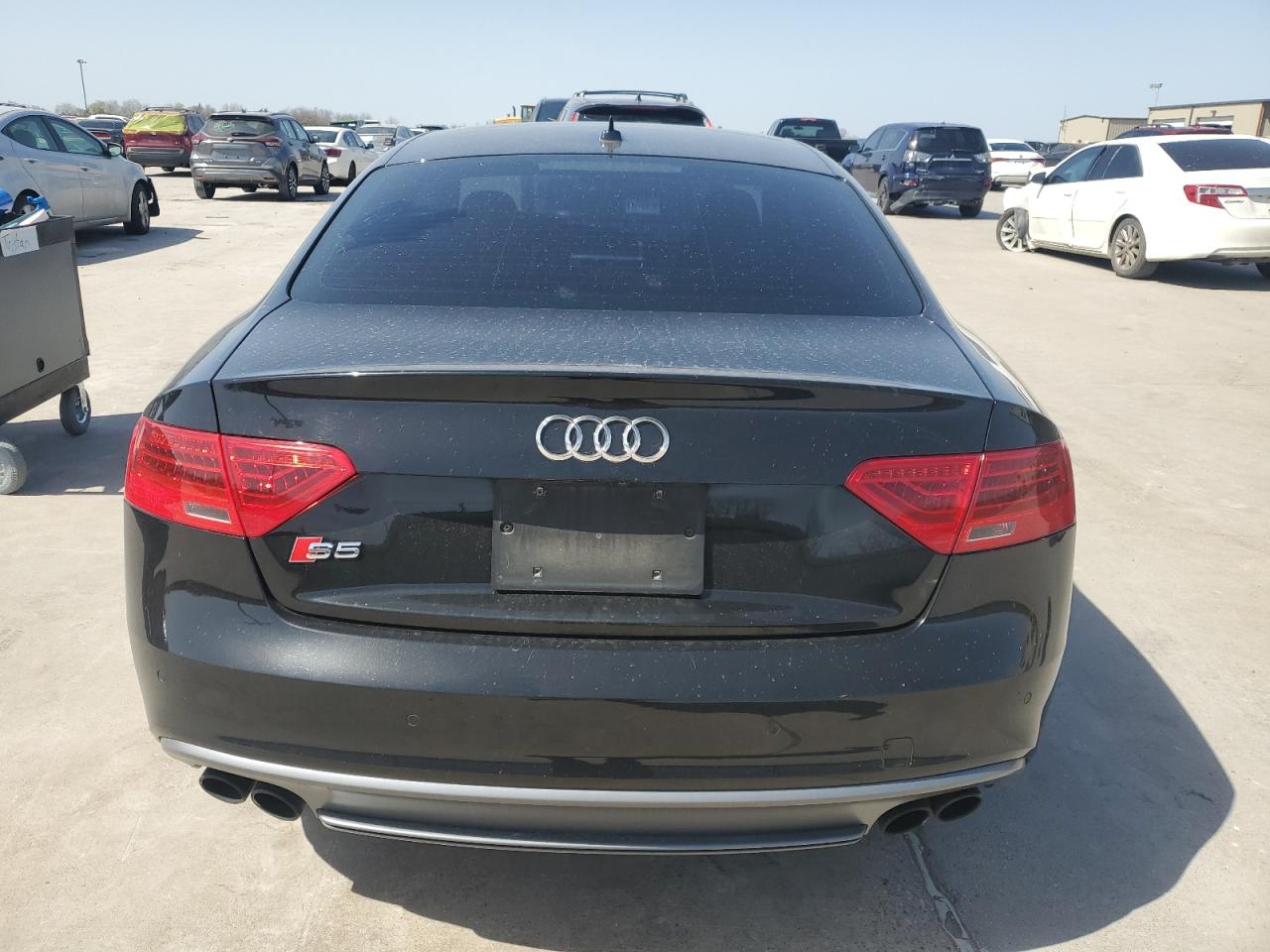 2015 Audi RS5 VIN WAUVGAFR8FA022115 Copart auction photo, side / hail damage thumbnail 6