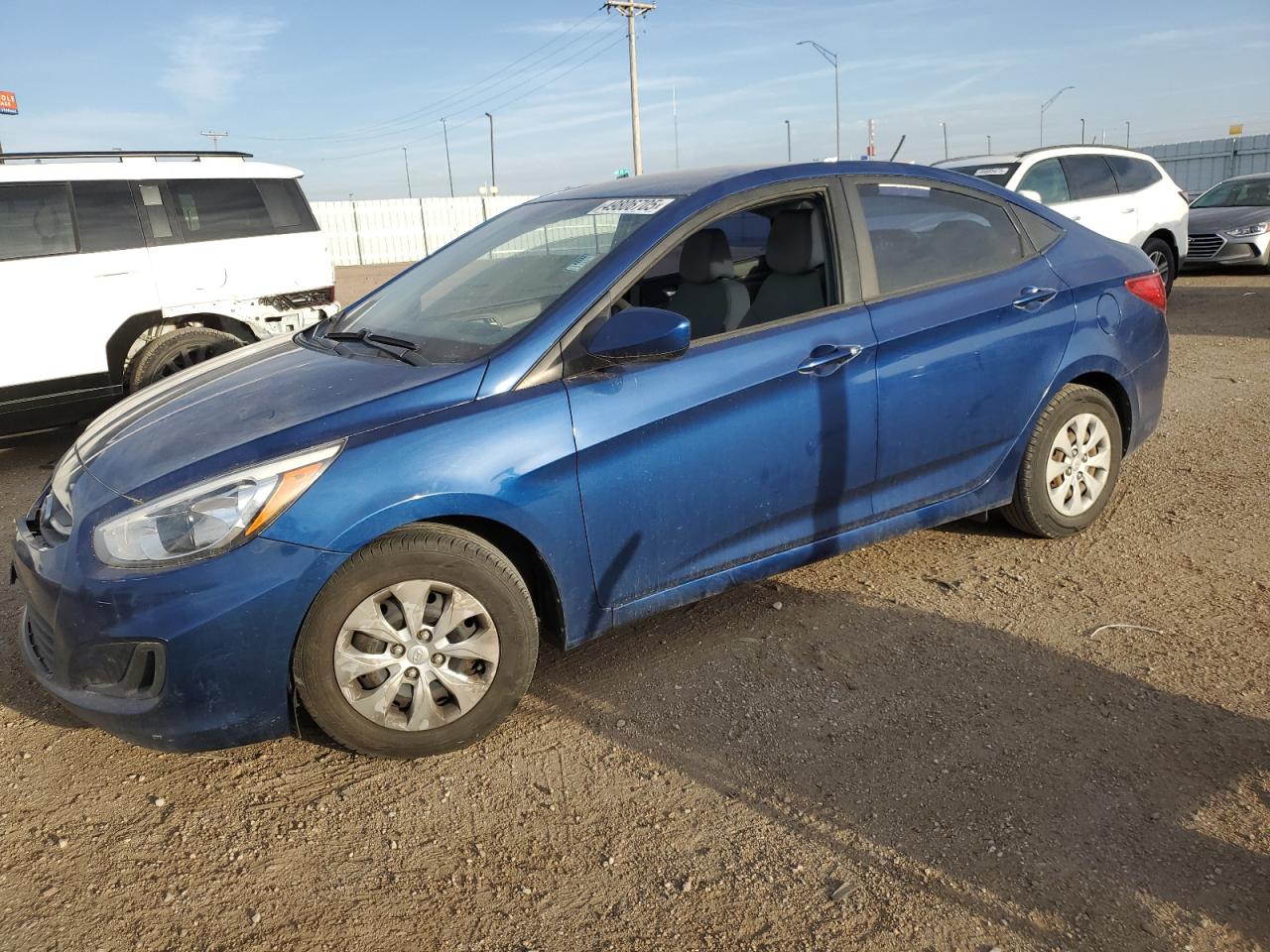 2017 Hyundai Accent VIN KMHCT4AE5HU203861 - Copart auction photo