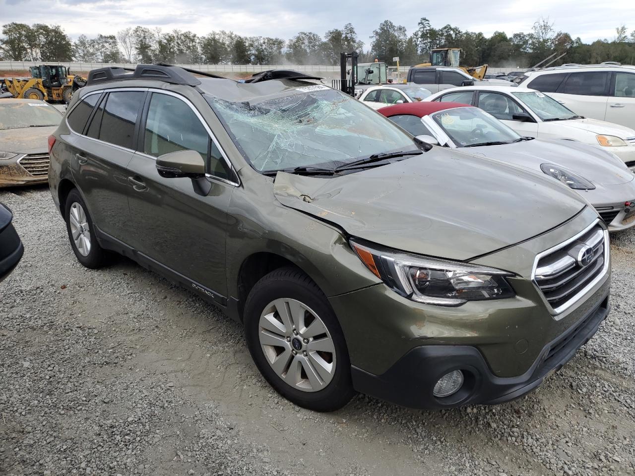 2019 Subaru Outback VIN 4S4BSAFC5K3212156 Copart auction photo, top/roof damage thumbnail 4