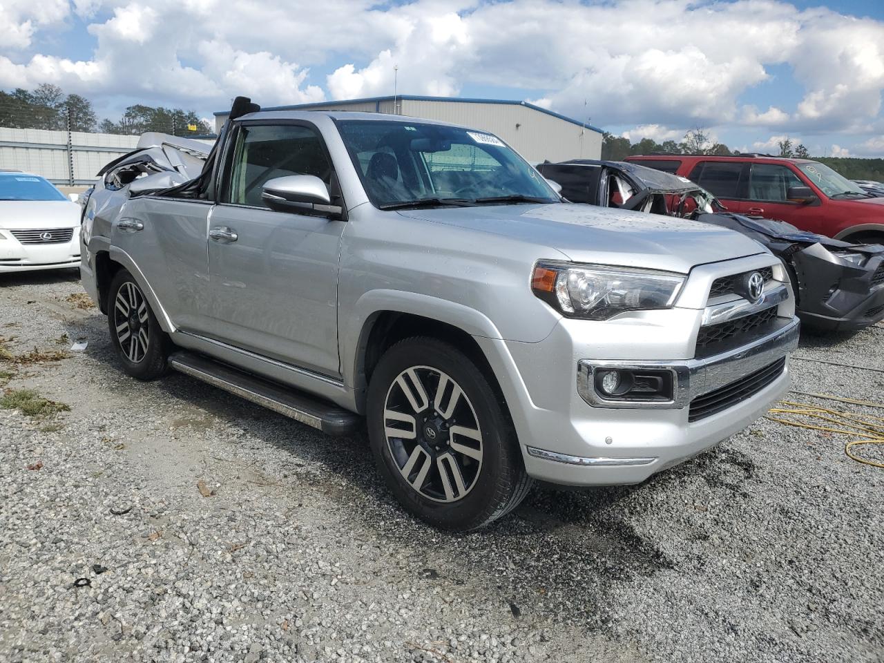 2019 Toyota 4Runner VIN JTEZU5JR4K5209636 Copart auction photo, top/roof / rear end damage thumbnail 4