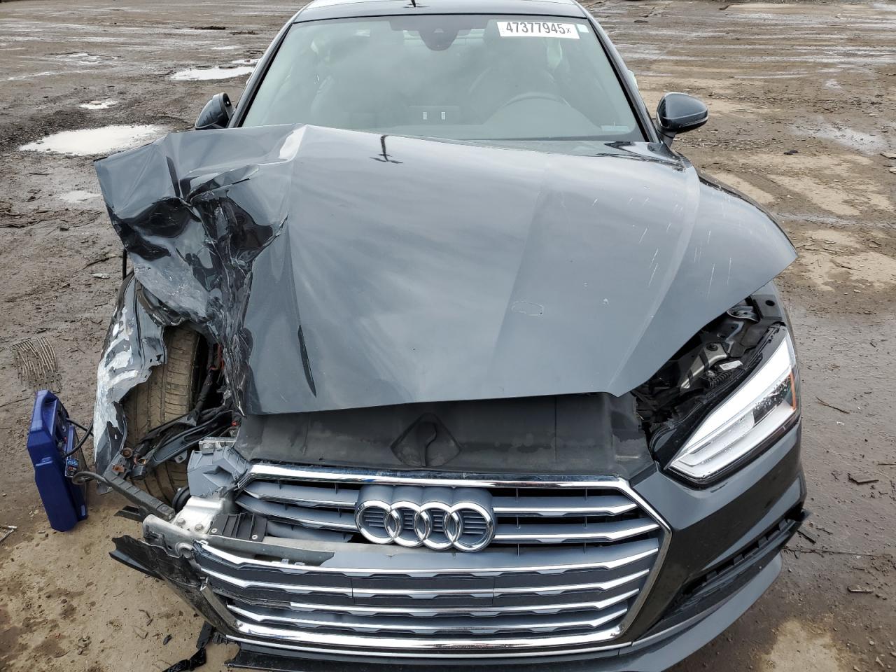 2018 Audi A5 VIN WAU7NAF58JA004413 Copart auction photo, front end damage thumbnail 11