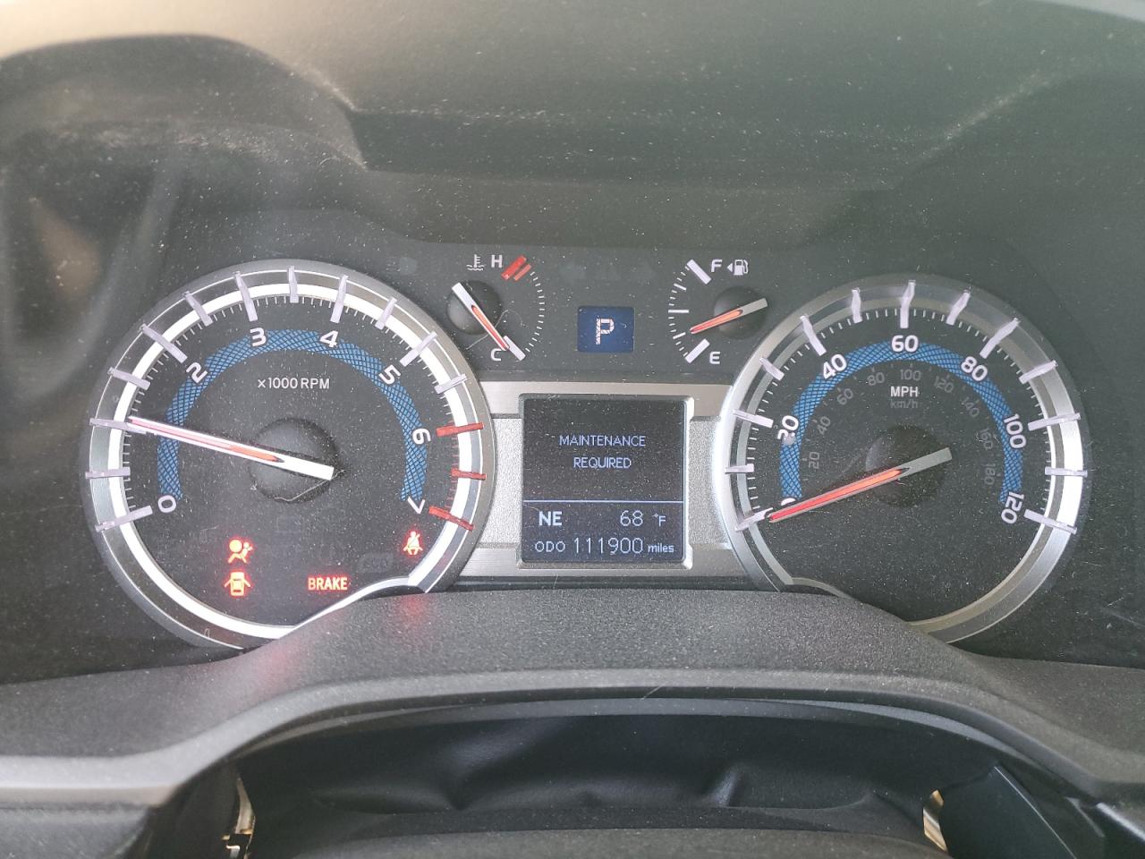 2016 Toyota 4Runner VIN JTEBU5JR8G5401781 Copart auction photo, front end damage thumbnail 9
