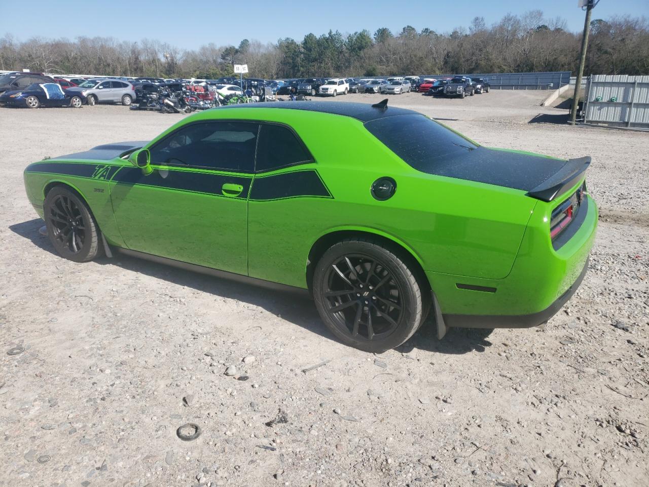 2017 Dodge Challenger VIN 2C3CDZFJ6HH583031 Copart auction photo, rear end / minor dent/scratches damage thumbnail 2