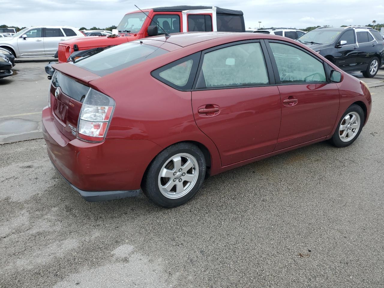 2005 Toyota Prius VIN JTDKB20U450124216 Copart auction photo, water/flood damage thumbnail 3