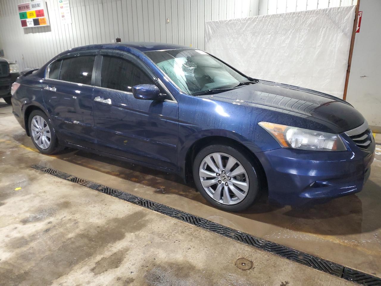 2011 Honda Accord VIN 1HGCP3F87BA010367 Copart auction photo, side damage thumbnail 4
