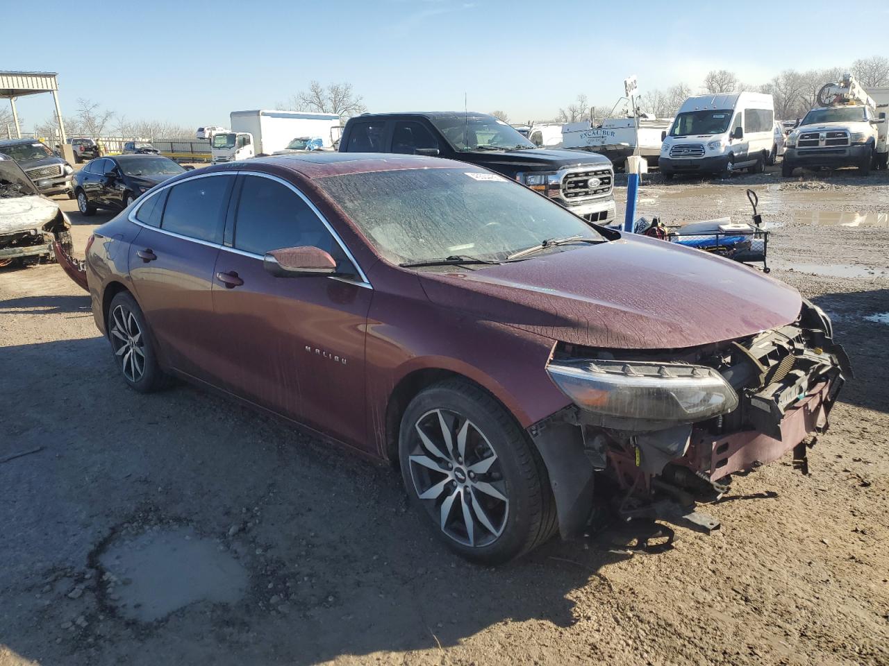 2016 Chevrolet Malibu VIN 1G1ZE5ST7GF299449 Copart auction photo, front end damage thumbnail 4