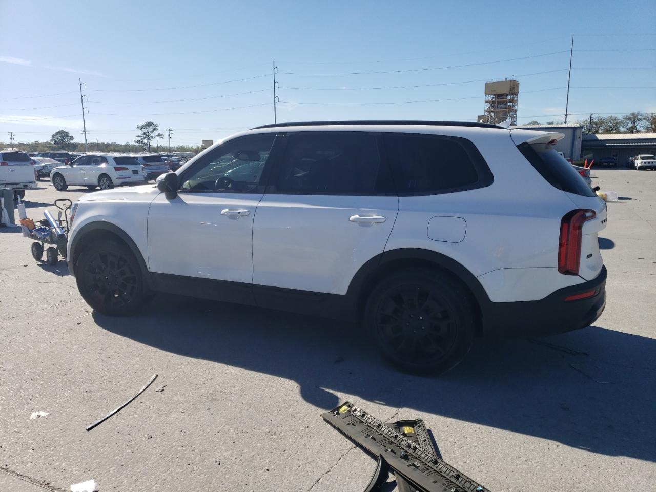 2021 KIA Telluride VIN 5XYP3DHC3MG136781 Copart auction photo, side / undercarriage damage thumbnail 2