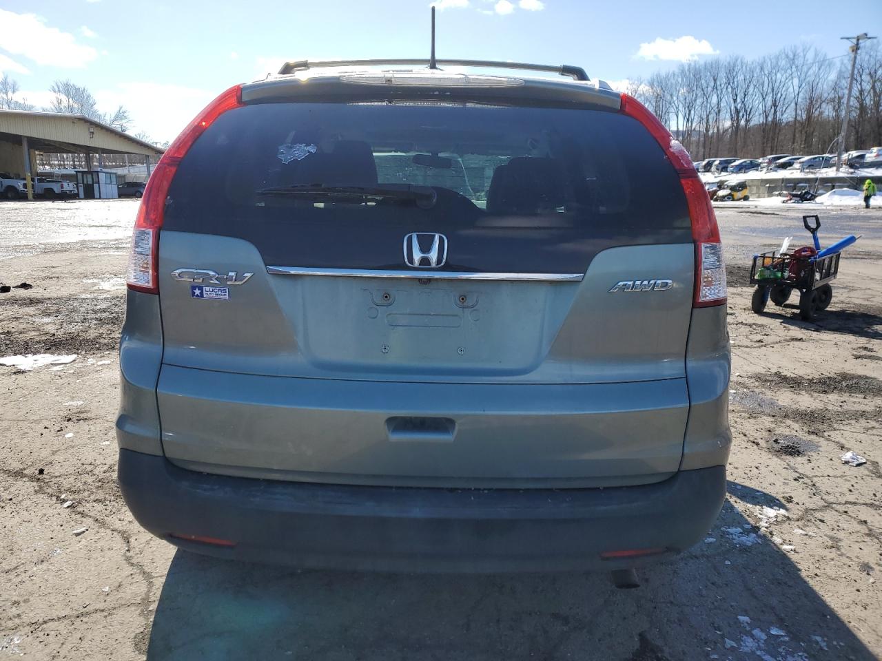 2012 Honda CR-V VIN JHLRM4H54CC005050 Copart auction photo, front end / minor dent/scratches damage thumbnail 6